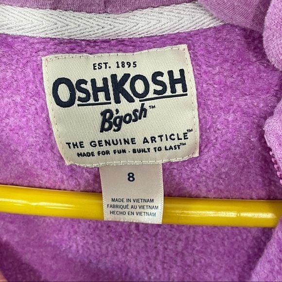 Oshkosh B’gosh Kids Varsity Zip Hoodie - Picture 3 of 4